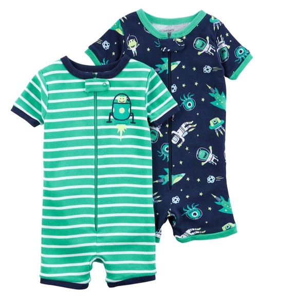 carters romper pajamas